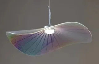 modern decorative acrylic lotus leaf pendant light - vue 11 sur 12