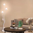 Glass globe floor lamp for interior decoration
