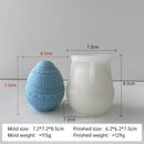 DIY Easter egg silicone candle mold