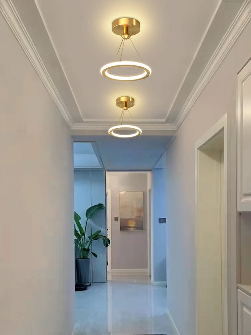 Modern LED chandelier for interior decoration and general lighting - vue 4 sur 8