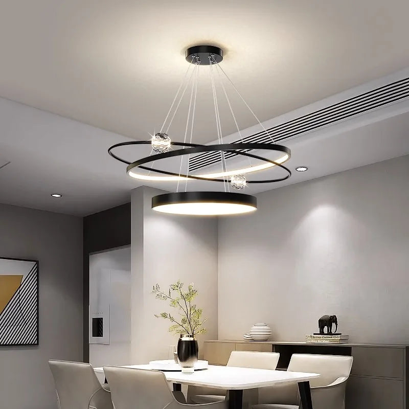 Modern chandelier for elegant decorative indoor lighting