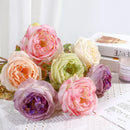Silk fabric flowers for floral decorations and bouquets