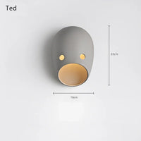 Moooi joker modern resin wall light with LED lighting