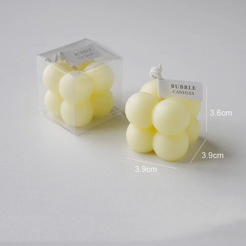 small handmade scented soy wax cube candle - vue 17 sur 17