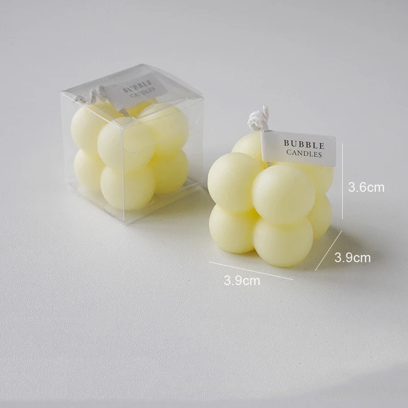 small handmade scented soy wax cube candle - vue 16 sur 17