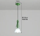 3-head milk white glass LED pendant chandelier