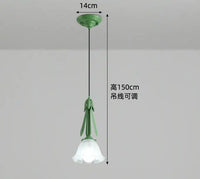 3-head milk white glass LED pendant chandelier