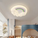 modern LED ceiling light with clouds and bubbles for children's bedrooms