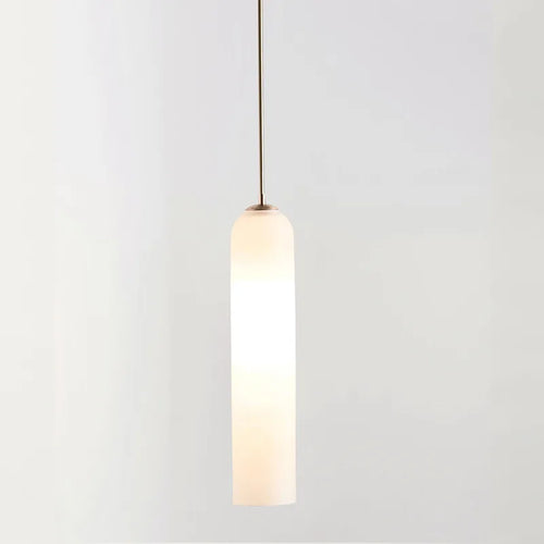 Modern glass LED pendant light for creative interiors - vue 4 sur 12