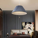 lustre moderne en tissu plissé design créatif nordique