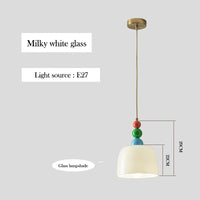 Creative glass chandelier for stylish Nordic decor