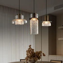 Retro crackled glass chandelier for modern interiors