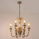 Vintage French wood chandelier art design light