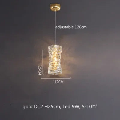 Modern crystal chandelier with dimmable remote control for restaurants