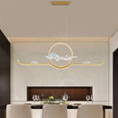 Chinese style pendant light for a zen and modern atmosphere