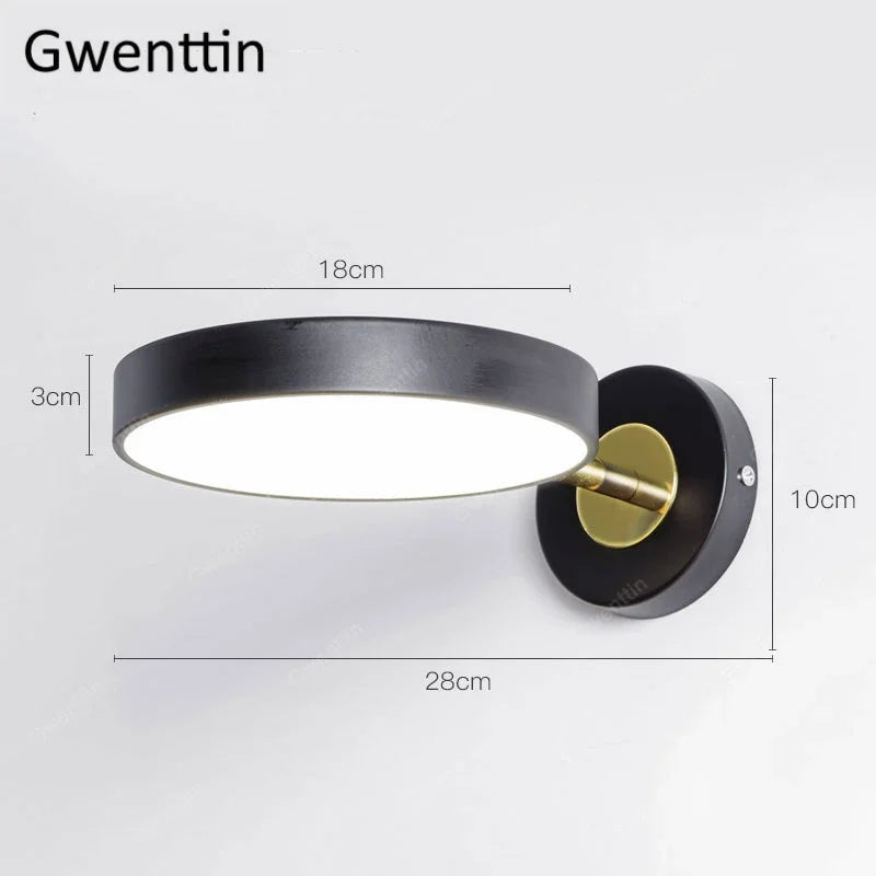 Modern LED wall light for decorative indoor lighting