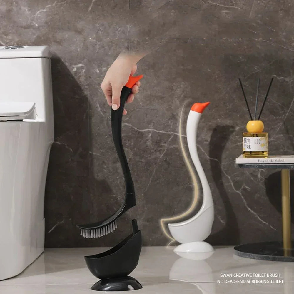 Vertical toilet brush for easy bathroom cleaning - vue 2 sur 9