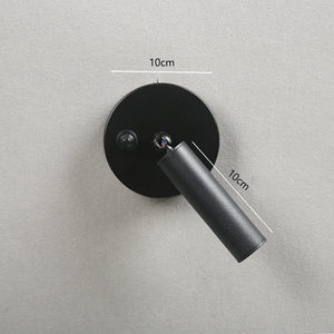 rotating LED wall light for reading and ambiance