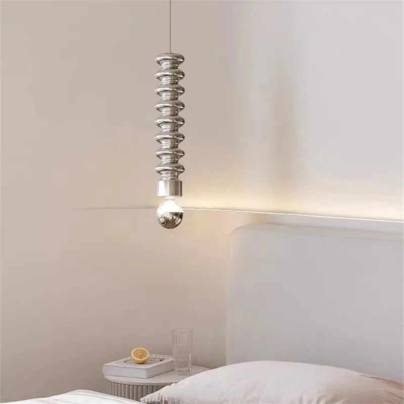 Colourful Nordic pendant light French style warm decorative ambiance - vue 4 sur 9