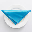 Decorative satin table napkin wedding style set