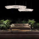 Clear crystal chandelier with creative and elegant design