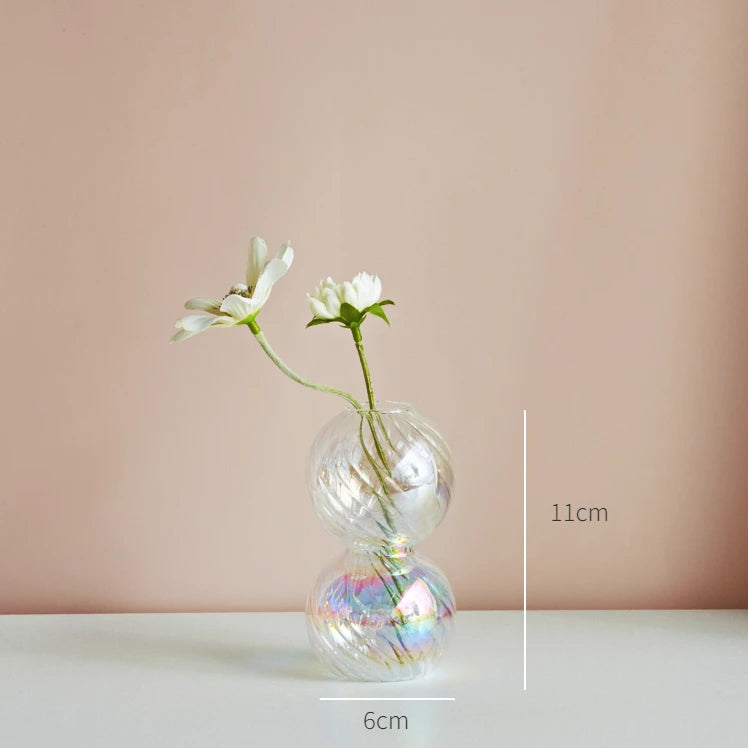 Nordic glass candle holder for weddings and flowers - vue 18 sur 22