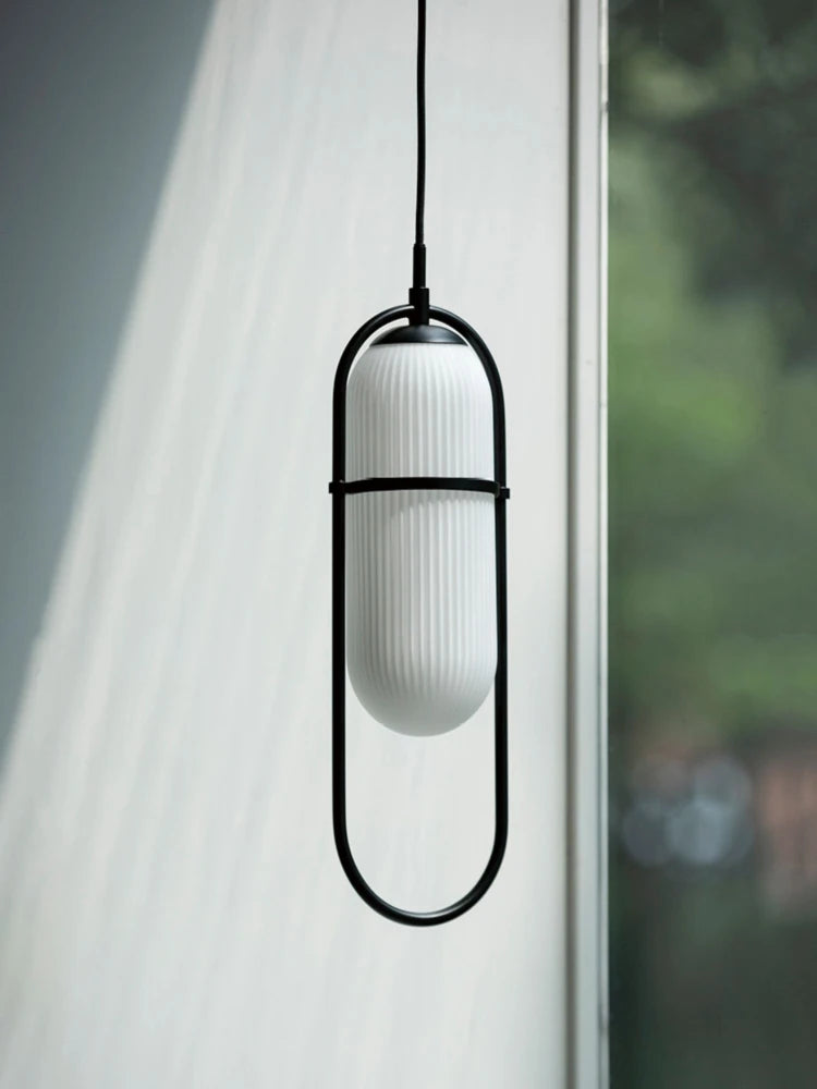 Modern glass portable lamp for interior decoration - vue 4 sur 10