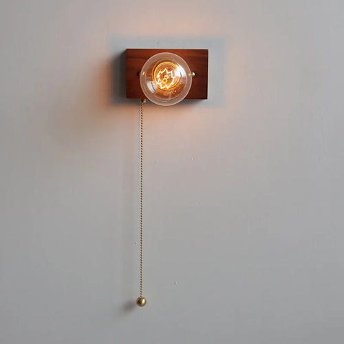 Vintage wabi sabi wall light with switch and plug cable - vue 4 sur 17