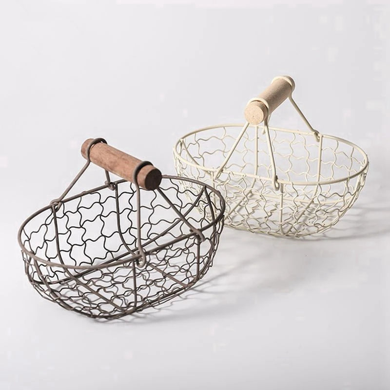 creative egg and fruit storage basket