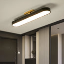 Modern minimalist recessed rectangular LED ceiling light