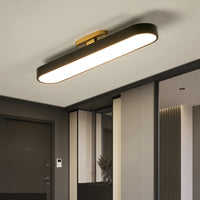 Modern minimalist recessed rectangular LED ceiling light