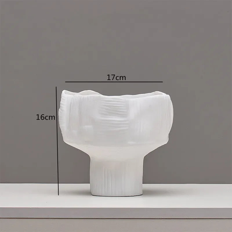 geometric resin pots for flowers and craft decoration