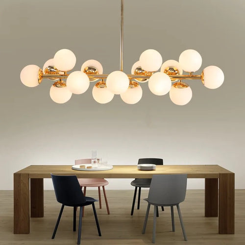 Romantic glass 25-head pendant light - vue 6 sur 8