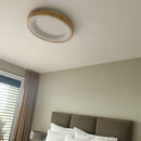 Simple Japanese solid wood LED ceiling lights