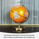 retro globe map for educational and geographic decoration