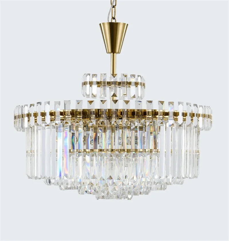 Premium modern crystal chandelier for elegant interiors - vue 5 sur 6