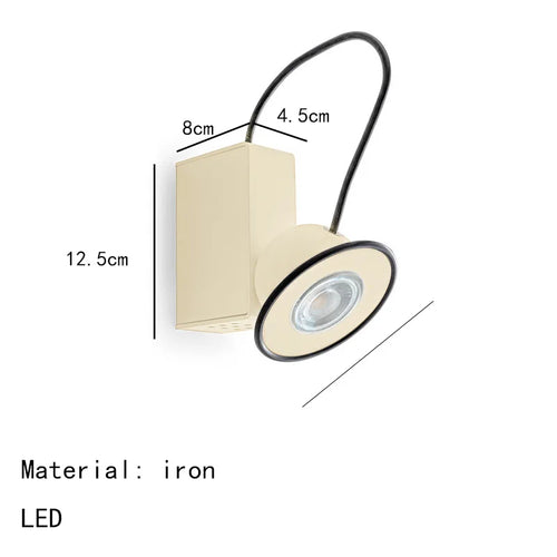 Minibox magnetic wall light Italian retro style - vue 12 sur 15