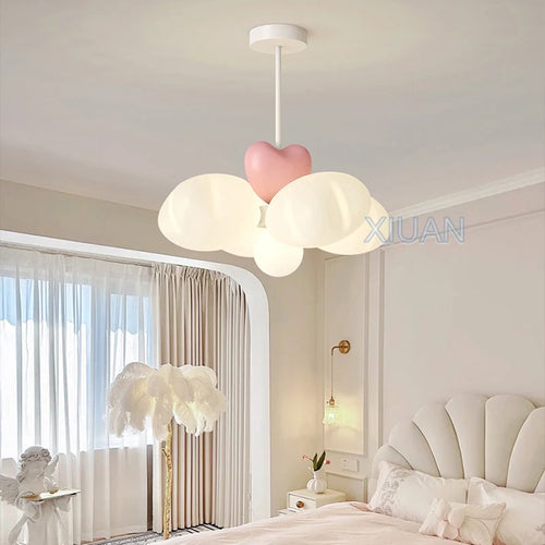 romantic colorful star chandelier for children's lighting - vue 3 sur 9