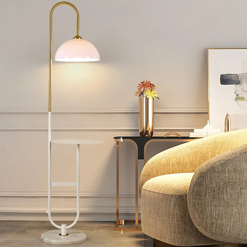 Acrylic designer floor lamp for modern indoor lighting