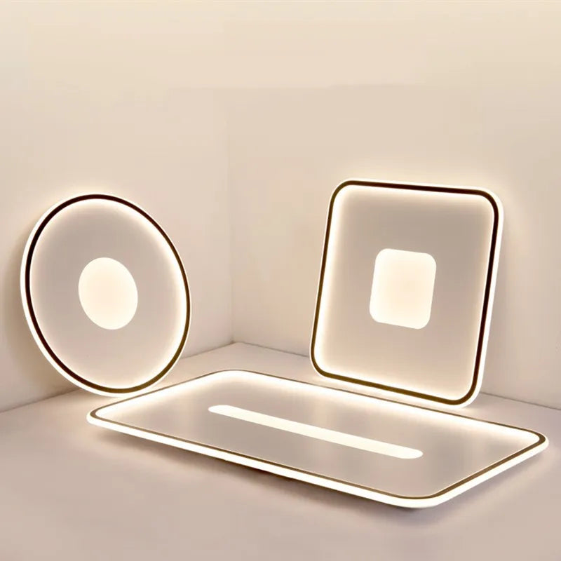 Ultra slim modern round surface mounted LED ceiling light