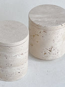 wabi-sabi marble container with lid and storage box