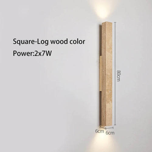 Long stone LED wall light - vue 19 sur 21