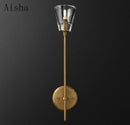 Postmodern wrought iron wall light for interior decor