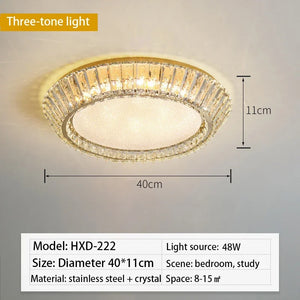 Luxury crystal ceiling light for elegant interior décor