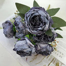 Artificial peony bouquet for weddings and home decor