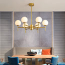 Medieval style glass chandelier for modern interior decor