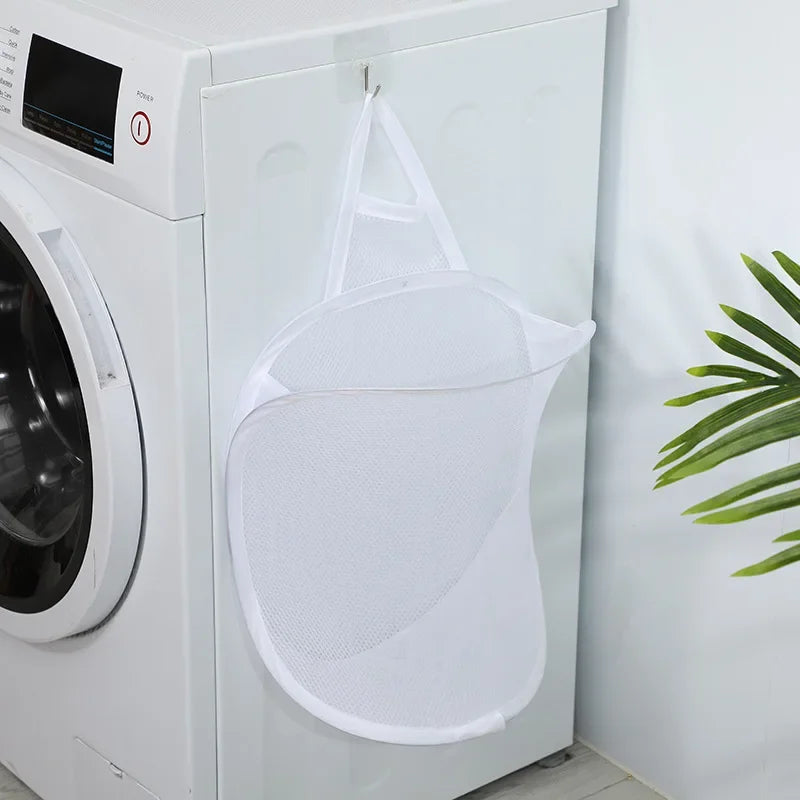 collapsible laundry basket for organized storage