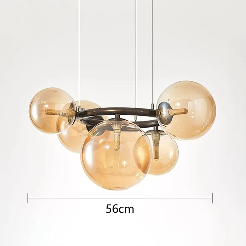 Nordic decorative chandelier for dining room, pendant ceiling lights for indoor lighting
