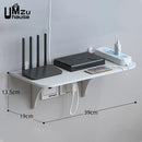 floating shelf for router and wall storage accessories