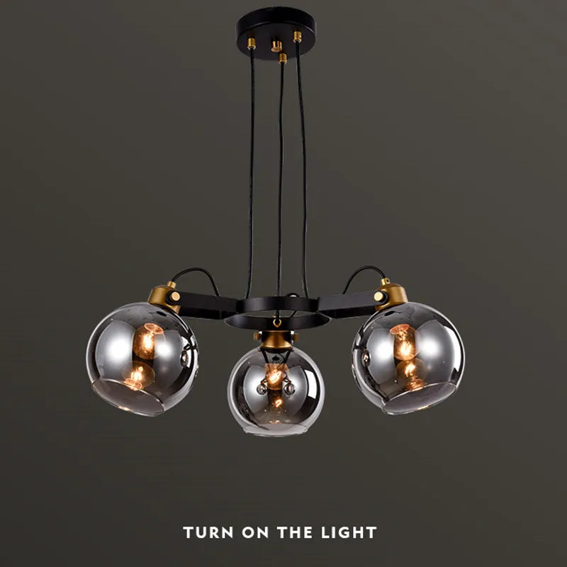 Simple and luxurious Nordic chandelier for indoor lighting